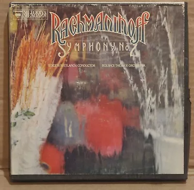 Rachmaninoff Symphony No. 2 Svetlanov 4-Track Reel To Reel 1R1-6290 • $14