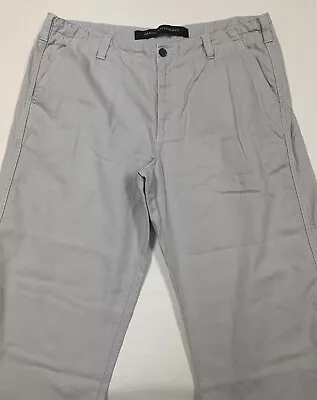 Marc Anthony Gray Linen Blend Casual Relaxed Pants 38 X 30 • $17.99