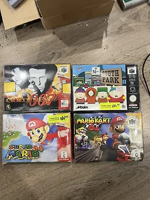 Nintendo 64 Boxed Games • $450