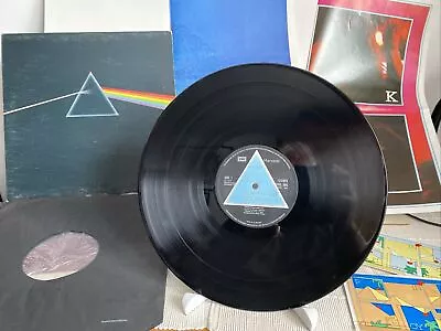 PINK FLOYD ~ DARK SIDE OF THE MOON **1973 UK 1st VINYL LP SOLID BLUE PRISM A2/B2 • $517.81