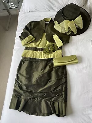 Linea Raffaelli Mother Of The Bride 3 Piece Outfit   Bag & Hat - UK Size 18 • £89