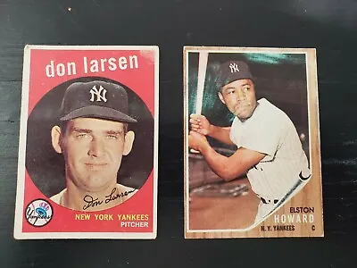 1959 Don Larsen World Series Perfect Game  1962 ELSTON HOWARD Yankees Baseball  • $49.99