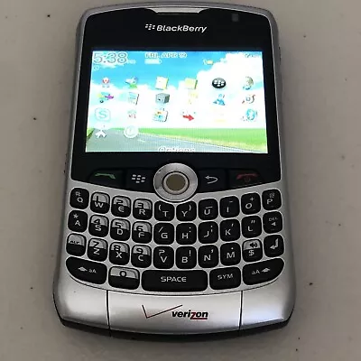 BlackBerry Curve 8330 Gray Black Verizon Smartphone Tested Read** • $24.95