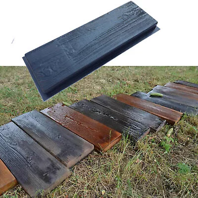 Wood Plank Grain Concrete Paving Stone Molds Stepping Stone Mold For Cement • $17.11