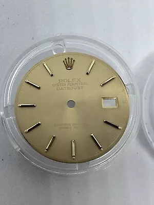 Genuine Vintage Rolex 16013 Datejust Champagne BRONZE White Letter GHOST Dial  • $350