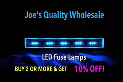 (100)LED BLUE 8V FUSE LAMPS - RECEIVER BULBS /2330 4415 4220 4430 4420/Marantz • $69.95