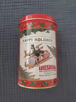 Vtg 1989 Limited Edition Planters LIFESAVERS Roll Candy Holiday Keepsake Tin  • $8.50