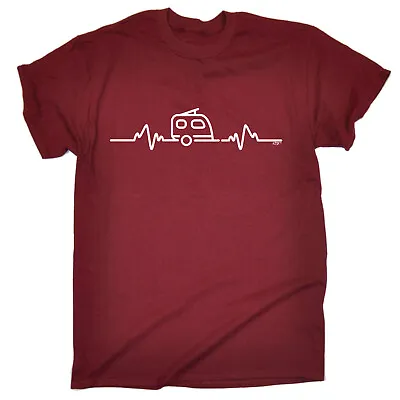 Caravan Pulse - Mens Funny Novelty Tee Top Gift T Shirt T-Shirt Tshirts • £12.95