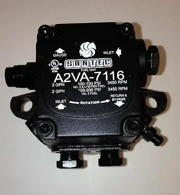 A2VA7116 A2VA7116B SUNTEC Beckett 2640U Oil Burner A2VA7016 Wayne 13495 • $103.50