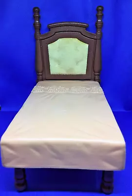 Fisher Price Loving Family Dollhouse Adult Sized Bed W/Plush Headboard • $10