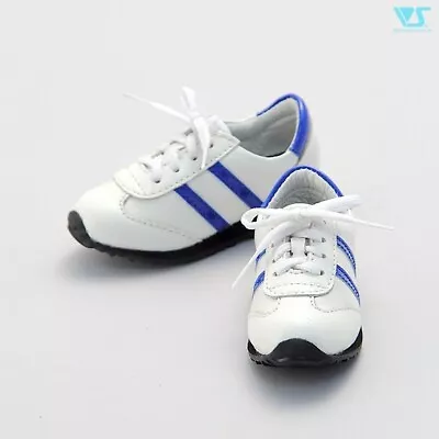 BJD Volks Shoes Boutique Super Dollfie SD13B SDGrB Boy Sneakers White Blue • $35.96