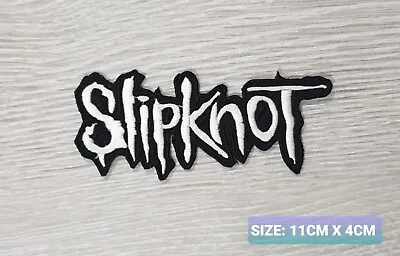 £3.25 • Buy Slipknot Rock Music Band Logo Embroidered Applique Iron / Sew On Patches