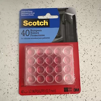 SCOTCH Clear Bumpers Proctectores For Cabinets (Pk Of 40) • $6
