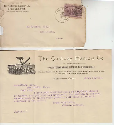 £3.24 • Buy Adv Cutaway Harrow Co. Hugganum,conn. #231 14 Mar 1893 Damaged Ultra Enclosure 