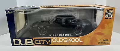 SEALED 1987 Buick Grand National Black | Jada Dub City OldSkool 1:18 Diecast • $101.99