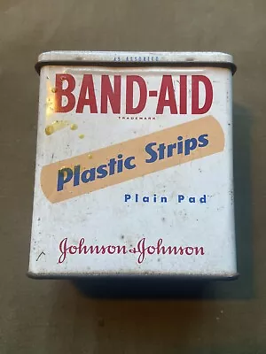 Vintage Metal Band-Aid Box • $8