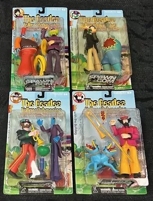 McFarlane THE BEATLES Yellow Submarine Set 4 Figures PaulJohnGeorgeRingo MOC • $94.99