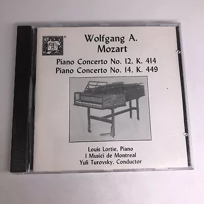 Wolfgang A Mozart Piano Concerto No 12 K 414 No 14 K 449 (CD) • $4.27