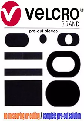 Velcro Pre-Cut - Industrial Strength - 5 (2.5  X 2.0 ) Pieces • $8.95