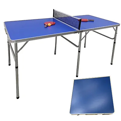 Tischtennisplatte Mini Tischtennis Platte Tischtennistisch Klappbar 152x76x76cm • $79.80