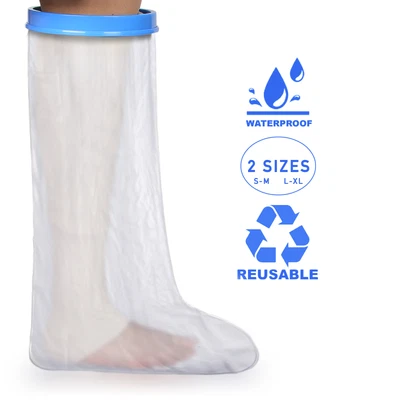 £16.99 • Buy Leg Waterproof Plaster Cast & Dressing Cover Protector | LatexFree Reusable L-XL