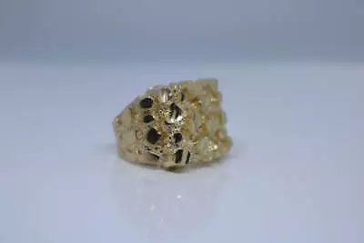 10k Yellow Gold Nugget Ring • $550