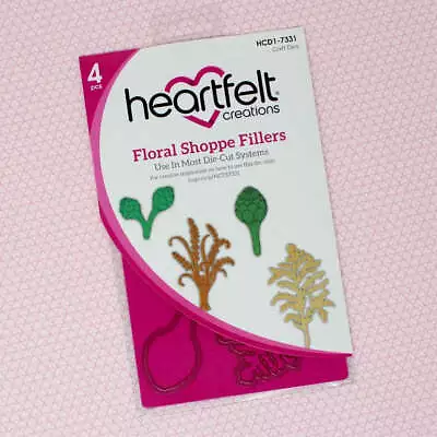 Heartfelt Creations Cut & Emboss Dies - Floral Shoppe Fillers • $50.59