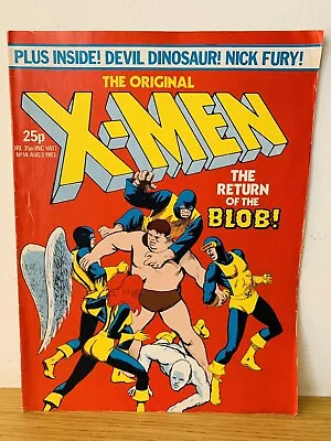 The Original X-MenIssue #14Plus A Fantastic Four PosterMarvel Comics UK1983 • £11.99