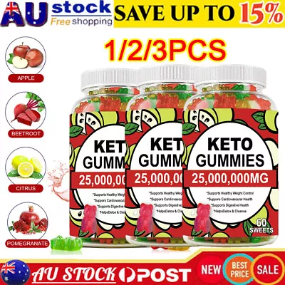 Keto Gummies Ketone Advanced Weight Loss Fat Burner Dietary Supplement Men Women • $23.99