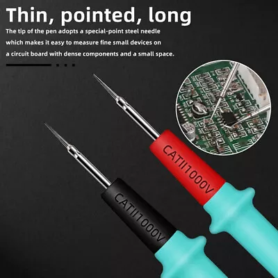 Silicone Test Lead High-precision Measurement Multimeter Probe Pin Wire '$z • $7.45