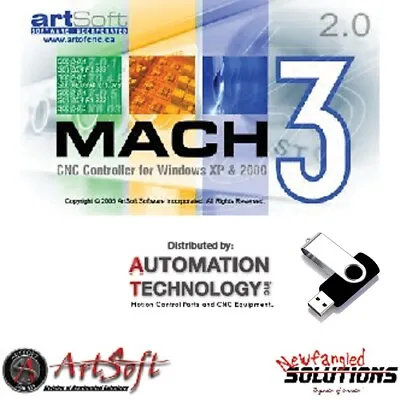 Fully Licensed Mach3 CNC Software Free USB Flash Drive With License File • $169