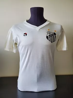 Santos 1980 Match Worn Football Jersey Shirt - Rare Brasil Soccer Camisa • $525