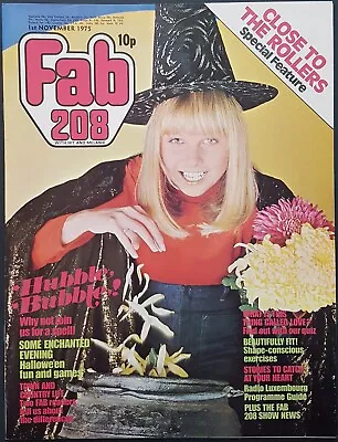 Fab 208 Magazine 1 November 1975 - Guys 'n' Dolls BCR Donny David Cassidy • £14.80