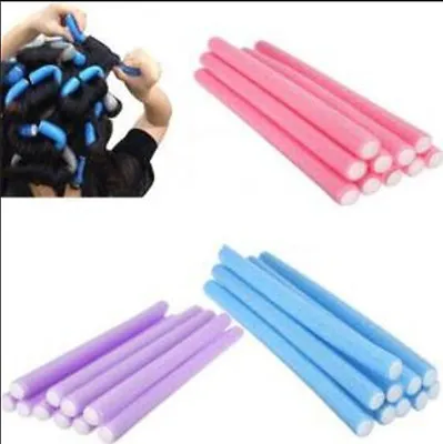 10Pcs Curler Makers Foam Bendy Twist Curls Tool Helper Styling Hair Roll#b • $6.39