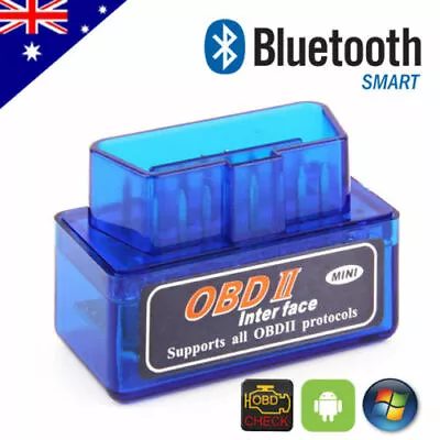 ELM327 OBDII OBD2 Bluetooth Car Scanner Torque IOS Android CAN Auto Scan Tool • $20.95