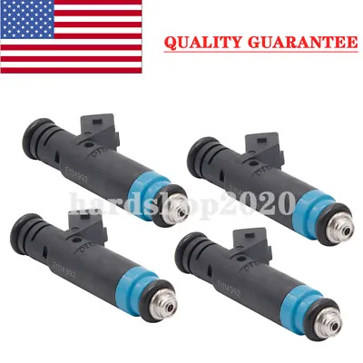 4Pcs Fuel Injectors Fit Siemens 80lb/hr For EV6 USCAR Mototron V8 LSX 5.0L 850cc • $51.49