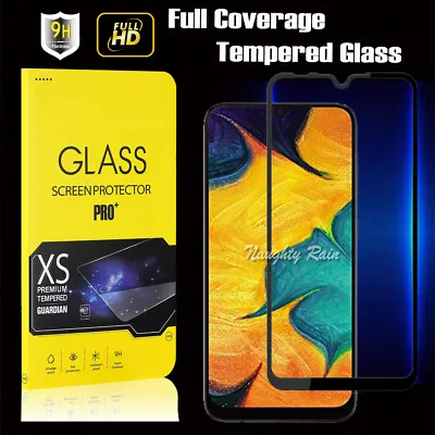Full Coverage Tempered Glass Screen Protector For Samsung Galaxy A20 A30 A50 A70 • $4.99