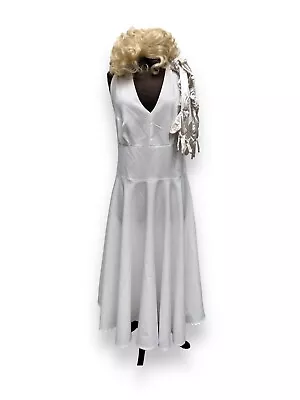White Marilyn Monroe Outfit Size 14 Medium - Ex Hire Fancy Dress Costume • £25