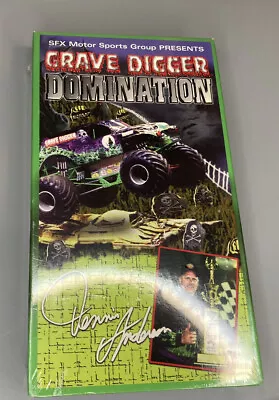 GRAVE DIGGER DOMINATION VHS Video ** NEW SEALED ** Monster Truck Movie Vtg Rare • $17.99