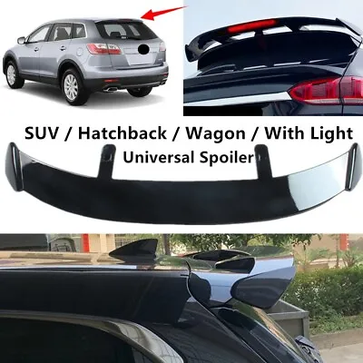 Universal For Mazda CX-9 2007-2015 Rear Tailgate Roof Spoiler Wing W/ Light ABS • $88.49
