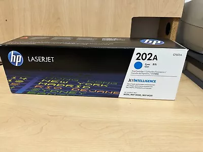 Genuine Hp 202a Cyan Laserjet Print Cartridge Cf501a - Sealed - Expired! • $49.99