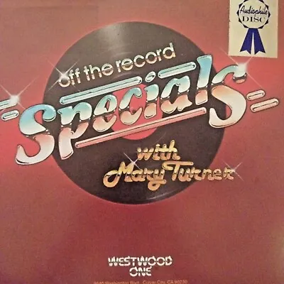 RADIO SHOW: 87-38 MARY TURNER OFF THE RECORD FEATURING  HOOTERS 1HR/2LPs • $46.99