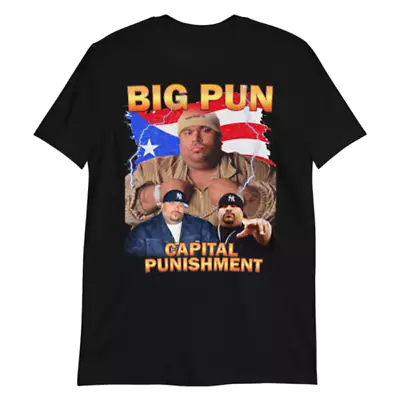 Big Pun Capital Punishment Shirt Short Sleeve Black Unisex S-2345XL CC3753 • $22.79