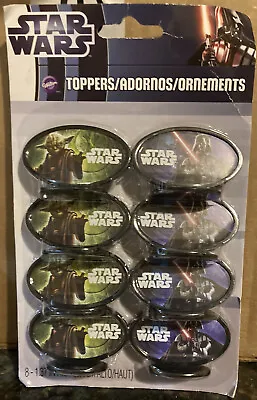 Star Wars Cake Toppers CIRCA 2012 LucasFilm Ltd. Darth Vader Yoda SEALED NIP NEW • £23.86