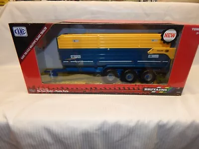 £29.99 • Buy Britains Kane Tri Axle Halfpipe  Silage Trailer 43284 Bnib 1:32