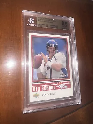 1999 UD Retro #515 Peyton Manning John Elway Old / New School /1000 BGS 9.5  • $129.99