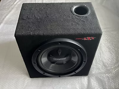 Kenwood Car Subwoofer In Wedge Box With Carpet Speaker Only Audio Bass • £64.95