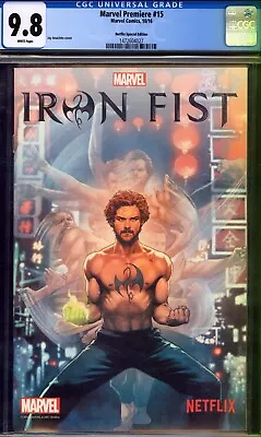 Marvel Premiere 15 CGC 9.8 Iron Fist Anacleto Netflix Variant Marvel Comics • $89.99