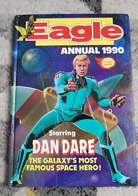 EAGLE ANNUAL 1990 Staring Dan Dare | Fleetway | Unclipped | GC | Vintage • £5.99