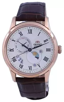 Orient Classic Sun & Moon Phase Day/Date Automatic RA-AK0007S10B 50M Mens Watch • $296.03